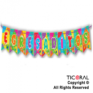 BANDERIN EGRESADITOS X 1